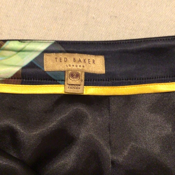Ted Baker London Black Lined Pencil Skirt size 2 (US Size 6) - Picture 5 of 7